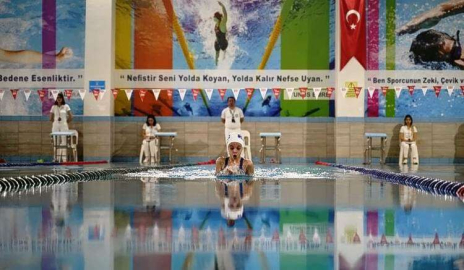 HBB’nin Spor Kompleksi Kapılarını Minik Yüzücüler İçin Açtı