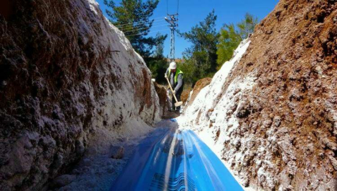 Yayladağı Şenköy’de Yeni Şebeke ve Depo Çalışmaları Başladı 