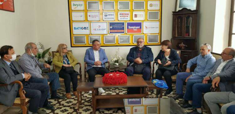 Tüm Emekliler Sendikası İskenderun Şubesi İGC’yi ziyaret etti