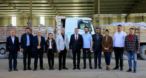 HBB’nin 75 Ton Organomineral Gübresı Çiftçiye Ulaşıyor