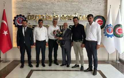 Arslan'dan HAK-İŞ Hatay İl Başkanlığına Ziyaret 