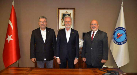 İş  İnsanı Sedat Uysal ve Dr.Necmi Özdemir İTSO’yu Ziyaret Etti