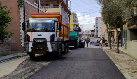 İskenderun Belediyesinin Asfalt Çalışmaları Devam Ediyor