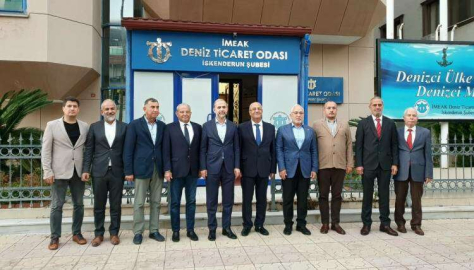 İMEAK DTO İskenderun Şubesi Yeni Yönetimine Ziyaretler Devam Ediyor