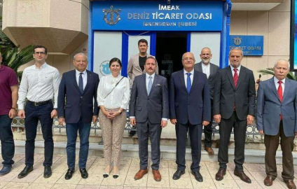 İSTE’den İMEAK DTO İskenderun Şubesi’ne Hayırlı Olsun Ziyareti