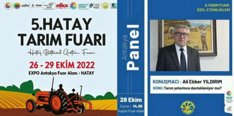5. Hatay Tarım Fuarı Kapılarını Açıyor