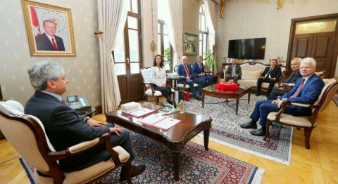 Vali Doğan, Büyükelçileri Makamında Kabul Etti