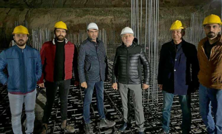 Başkan Yavuz Kültürhan Temel Betonu Bitmeden Eve Gitmedi