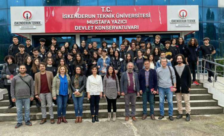 İSTE Mustafa Yazıcı Devlet Konservatuvarına Gezi