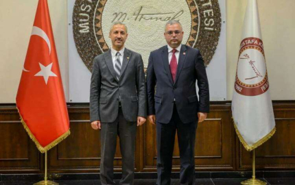 İletişim Başkanlığı Adana Bölge Müdürü Turgut, Rektör Eren'e Hayırlı Olsun Ziyaretinde Bulundu