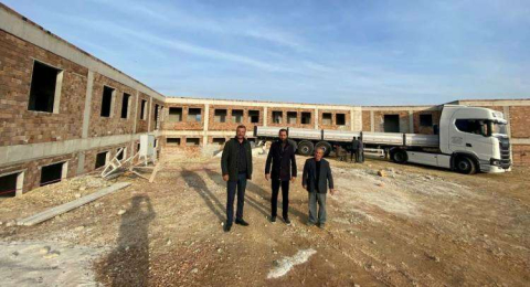 Başkan Yalçın’dan Huzurevi, İlkokul ve Çok Amaçlı Salon İnşaatında İnceleme 