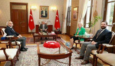 Vali Doğan, UNDP Türkiye Mukim Temsilcisi Vinton’u Kabul Etti