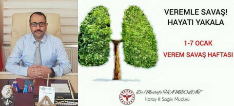 İl Sağlık Müdürlüğünden Verem Eğitimi ve Propaganda Haftası duyurusu