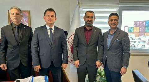 İTSO 17. Meslek Komite Üyeleri Gümrük Müdürü Ömer Kuru’yu Ziyaret Etti