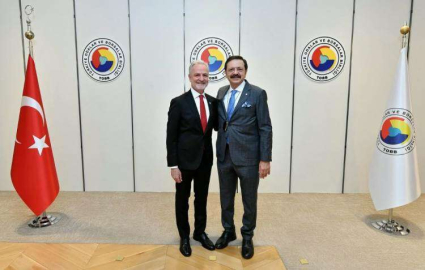 İTSO Başkanı Yılmaz, TOBB Başkanı Rifat Hisarcıklıoğlu’nu Tebrik Etti