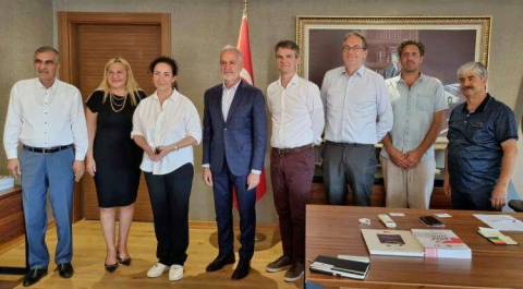 HOLLANDA BELEDİYELER BİRLİĞİNDEN İTSO'YA ZİYARET