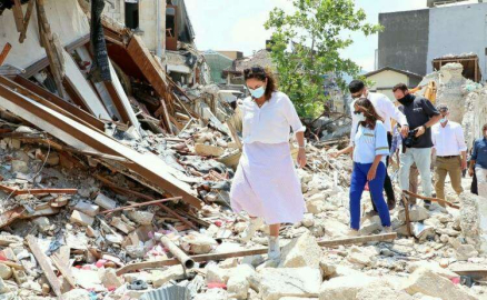 AMSTERDAM BELEDİYE BAŞKANI FEMKE HALSEMA HATAY’DA
