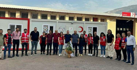 İSKENDERUN KIZILAY DERNEĞİ'NE GAZETECİLER CEMİYETİ'NDEN ZİYARET