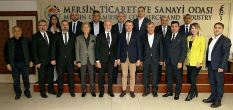 İTSO Yönetiminden Mersin Ticaret ve Sanayi Odasına Ziyaret