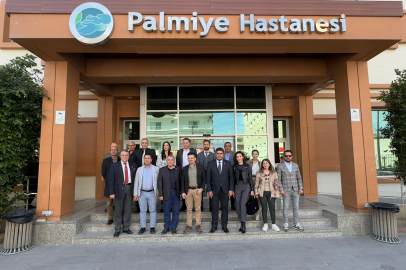 İYİ PARTİ İSKENDERUN BELEDİYE BAŞKAN ADAYI NAZMİ CEYLAN PALMİYE HASTANESİ'NE KONUK OLDU