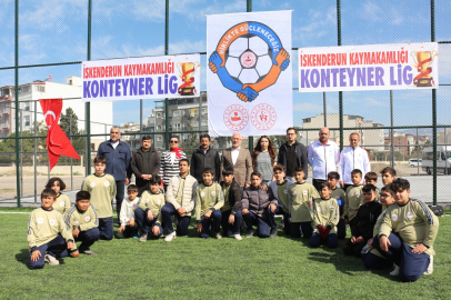İSKENDERUN'DA KONTEYNER FUTBOL LİGİ BAŞLADI