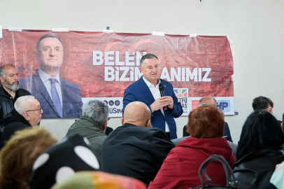 BAŞKAN SAVAŞ BELENLİ HEMŞEHRİLERİ İLE BULUŞTU