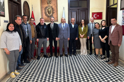 Zafer Partisi'nden İskenderun Gazeteciler Cemiyeti'ne ziyaret