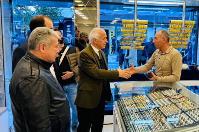 Duduoğlu, esnafın sorunlarını dinledi