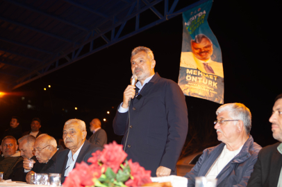 Öntürk, 31 Mart yerel seçimlerinde tam destek istedi.