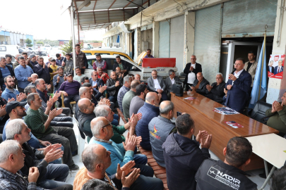 SAMANDAĞ’DA BAŞKAN SAVAŞ’A YOĞUN İLGİ