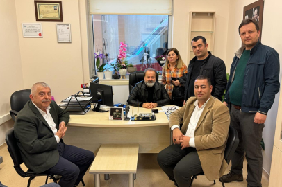 NAZMİ CEYLAN'DAN YILMAZ ŞAHUTOĞLU'NA NEZAKET ZİYARETİ