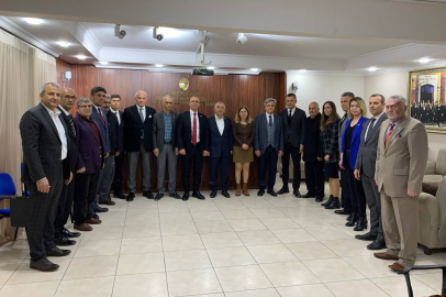 NAZMİ CEYLAN SERBEST MUHASEBECİLER VE MALİ MÜŞAVİRLER ODASINI ZİYARET ETTİ