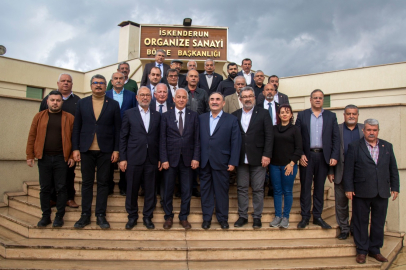 Duduoğlu, İskenderun OSB Yönetimini ziyaret etti.