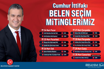 Cumhur İttifakı Belen Belediye Başkan Adayı İbrahim Gül, Mahalle Mitinglerine Başlıyor