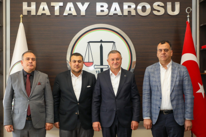 HBB BAŞKANI HATAY BAROSU VE HAMOK’U VE ZİYARET ETTİ