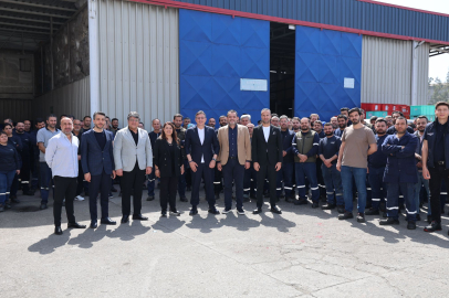 DÖNMEZ, ŞAMPİYON FİLTRE'Yİ ZİYARET ETTİ