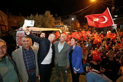 Dönmez'in Bekbele Mahallesi'ndeki toplantısı mitinge dönüştü.