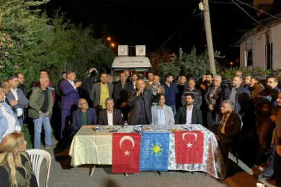 NAZMİ CEYLAN'IN FATİH SULTAN MEHMET (ORHANTEPE) MAHALLE ZİYARETİ MİTİNGE DÖNÜŞTÜ