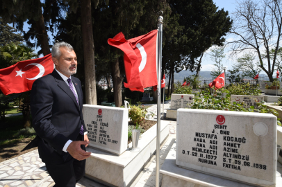 BAŞKAN ÖNTÜRK’TEN ŞEHİTLERE VEFA