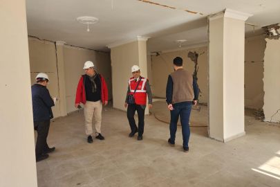 İskenderun’da yaklaşık 80 adet bina İSTE İnşaat Mühendisliği tarafından incelendi