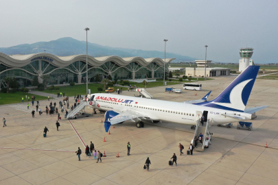 HATAY HAVALİMANI'NDA UÇUŞLAR YENİDEN BAŞLADI