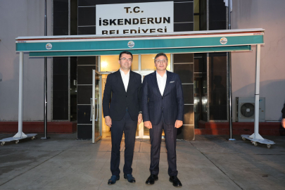 AFAD Başkanı Okay Memiş İskenderun Belediyesini ziyaret etti