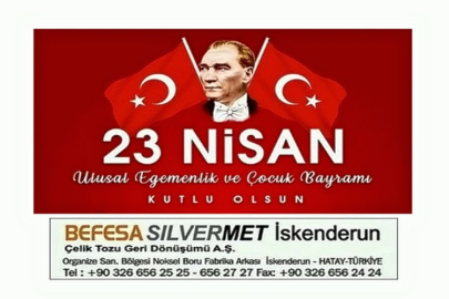 23 NİSAN KUTLAMA MESAJI
