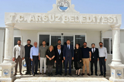 ARİAD YÖNETİMİNDEN BAŞKAN ÜSTÜN’E HAYIRLI OLSUN ZİYARETİ