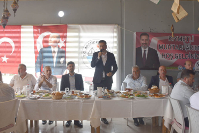 BAŞKAN ÜSTÜN, MAHALLE MUHTARLARIYLA İSTİŞARE TOPLANTISI DÜZENLEDİ