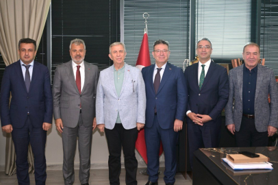 HBB BAŞKANI ÖNTÜRK, ABB BAŞKANI YAVAŞ’I AĞIRLADI