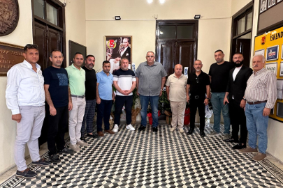 İskenderunspor Kulüp Başkanı Hakan Bolat, İGC'yi ziyaret etti.