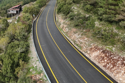 İSKENDERUN BELEN ARASINDAKİ 6,5 KM’LİK YOL ASFALTLANDI
