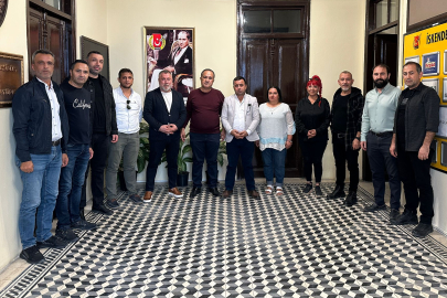 Hüseyin Oğuz'dan İskenderun Gazeteciler Cemiyeti'ne Hayırlı Olsun Ziyareti