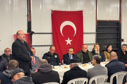 Emniyet Müdürü Güneş, İskenderun'da Muhtarlar ve Vatandaşlarla Bir Araya Geldi